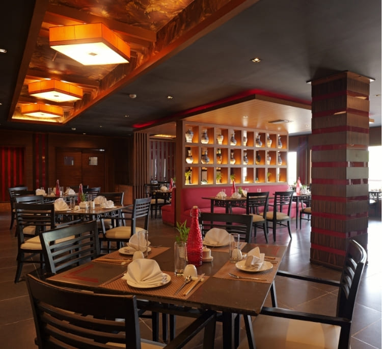 oriental kitchen inside