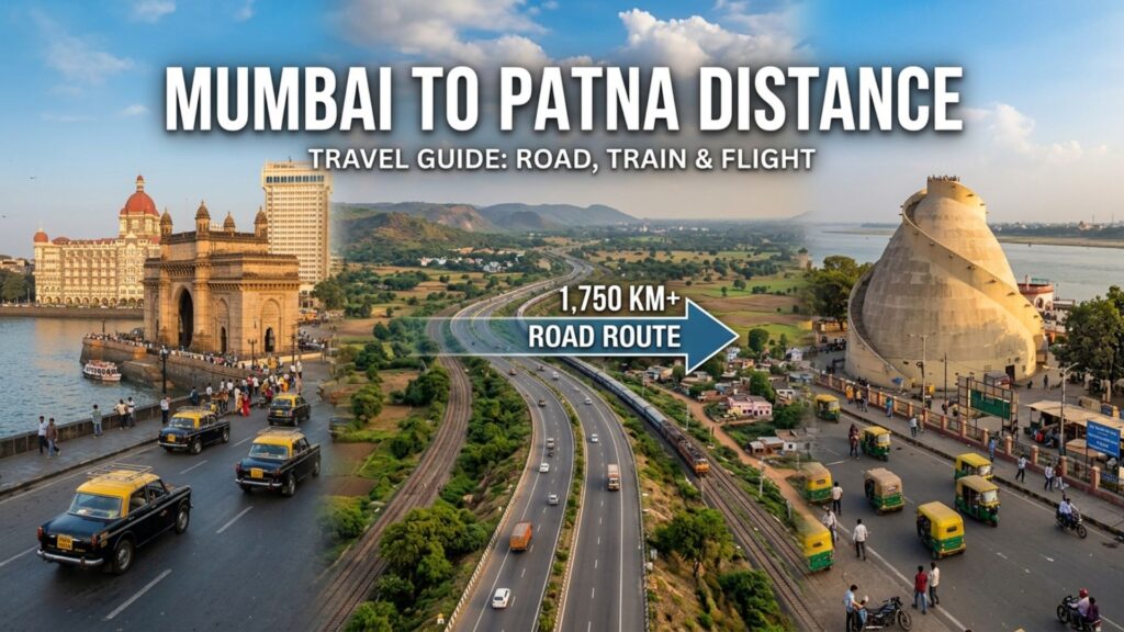 Mumbai to Patna Distance